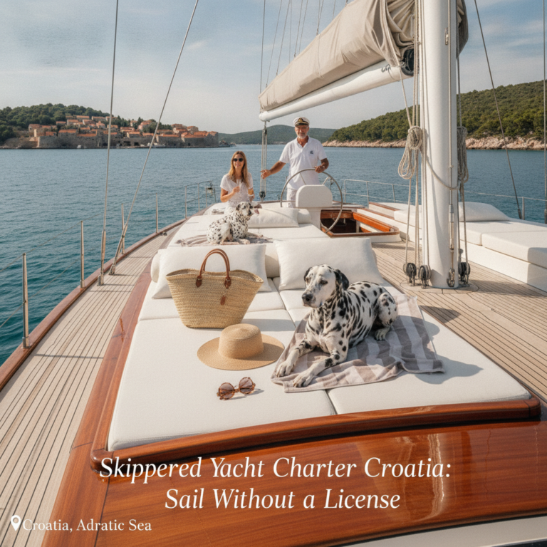 skippered yacht charter croatia — Skippered Yacht Charter Croatia: Sail Without a License — Splendid Yachting