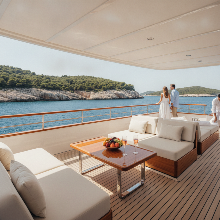luxury crewed yacht charter — Luxury Crewed Yacht Charter Croatia: What to Expect — Splendid Yachting