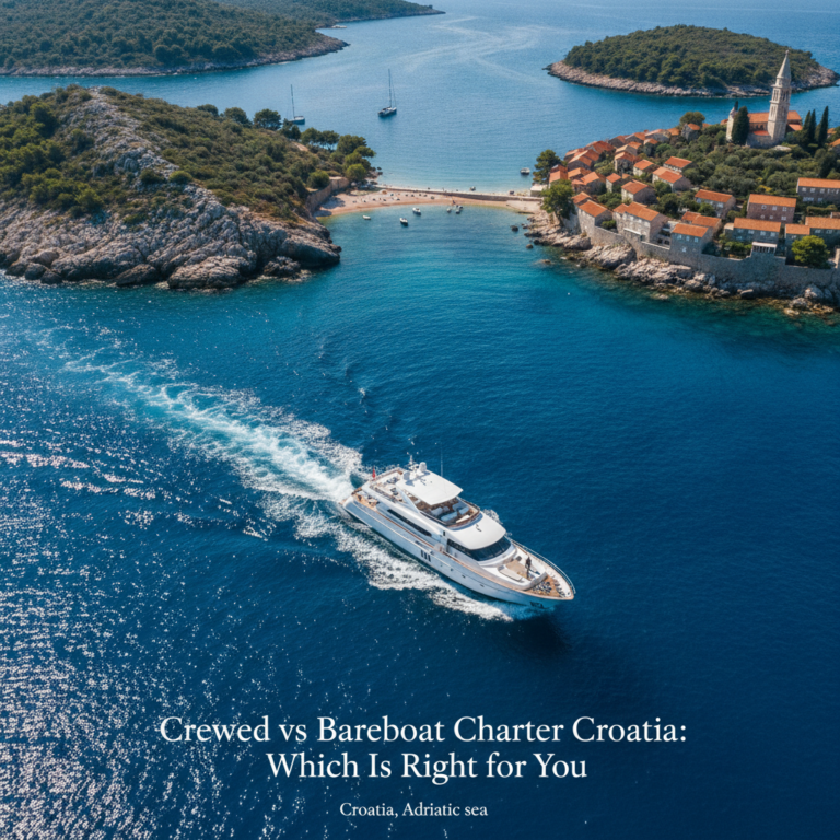 crewed vs bareboat charter — Crewed vs Bareboat Charter Croatia: Which Is Right for You? — Splendid Yachting