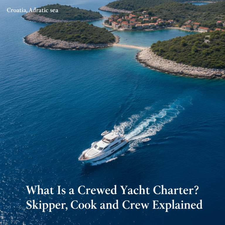 what is a crewed yacht charter — What Is a Crewed Yacht Charter? Skipper, Cook and Crew Explained — Splendid Yachting