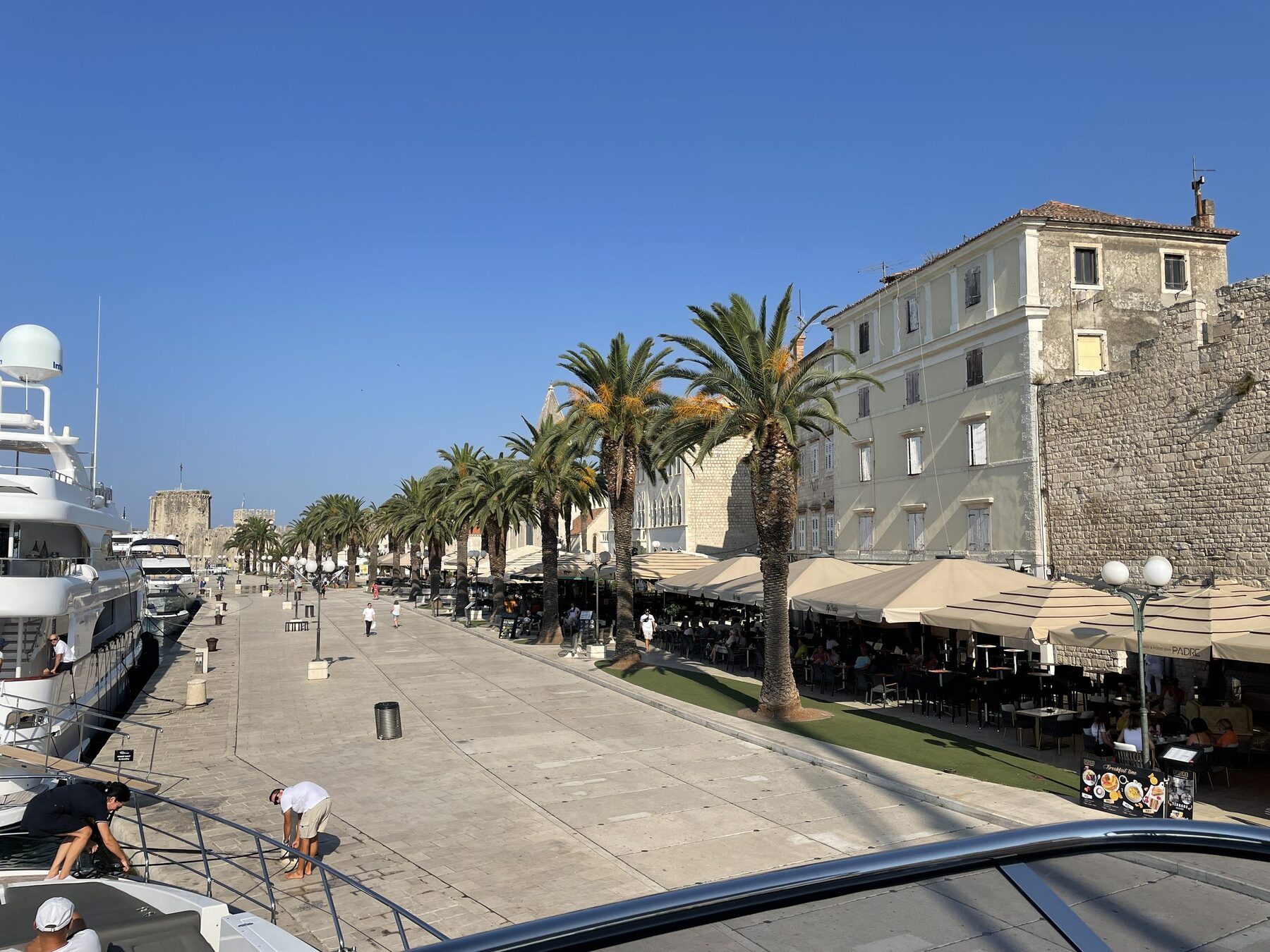 The Riva in Trogir, Croatia yacht charter
