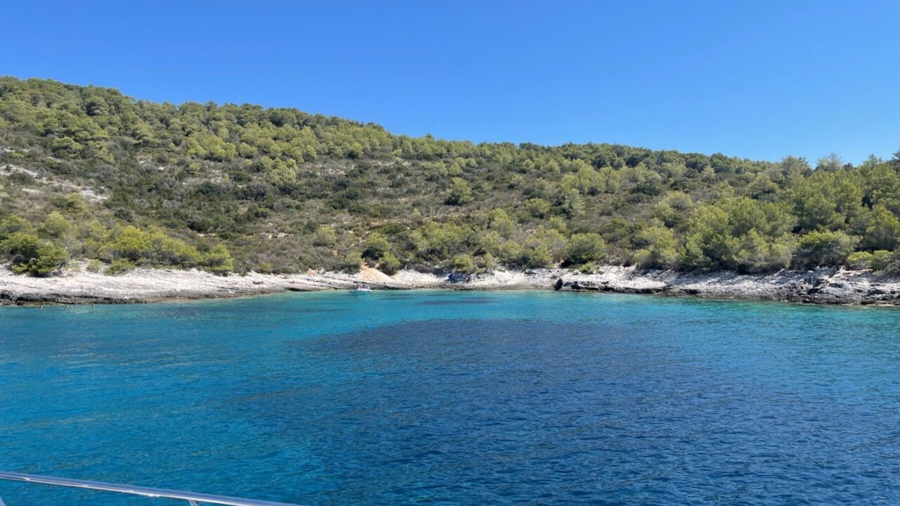 A bay on Vis, Croatia yacht charter