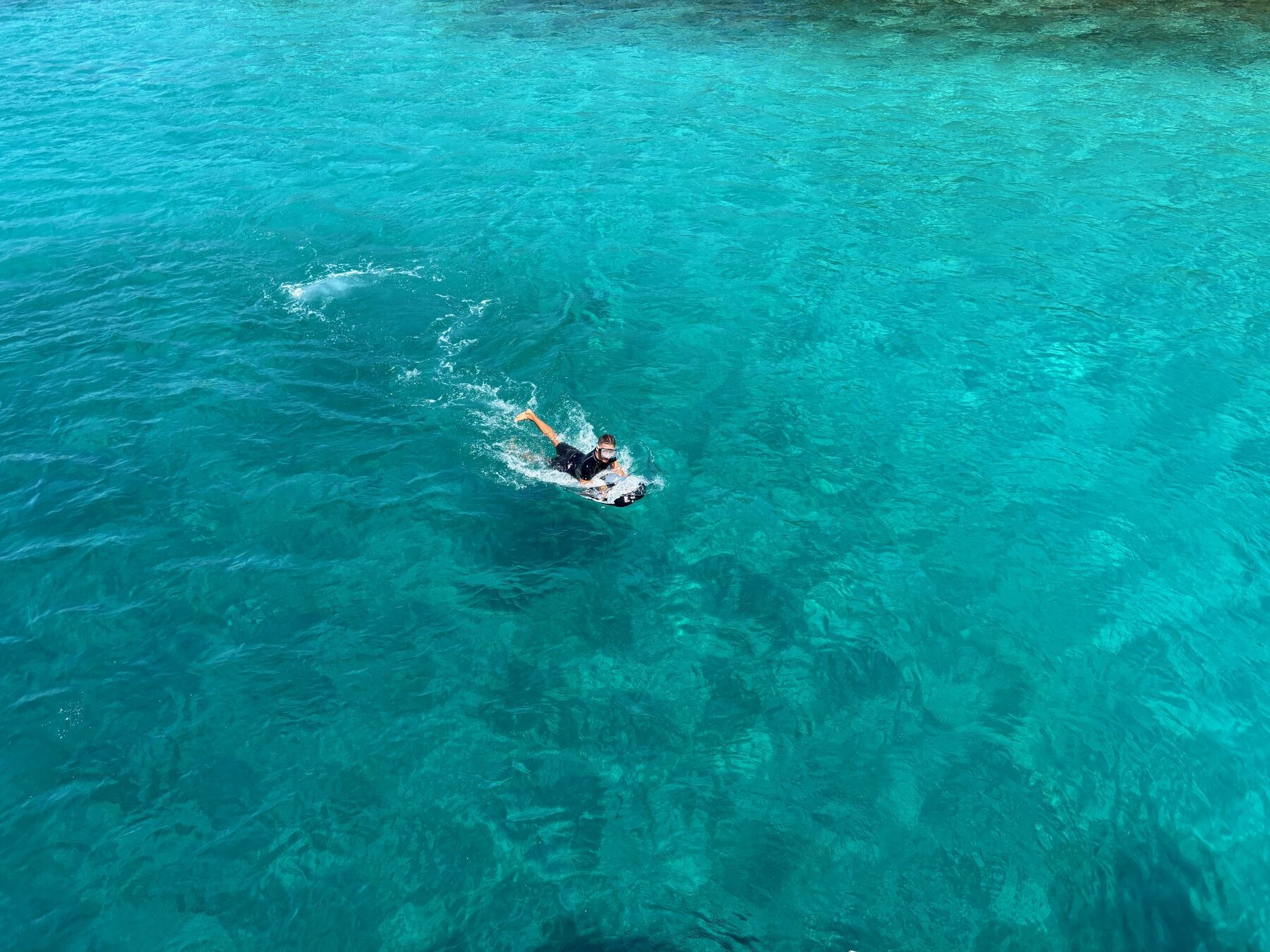 Swimming in turquoise water, Croatia yacht charter