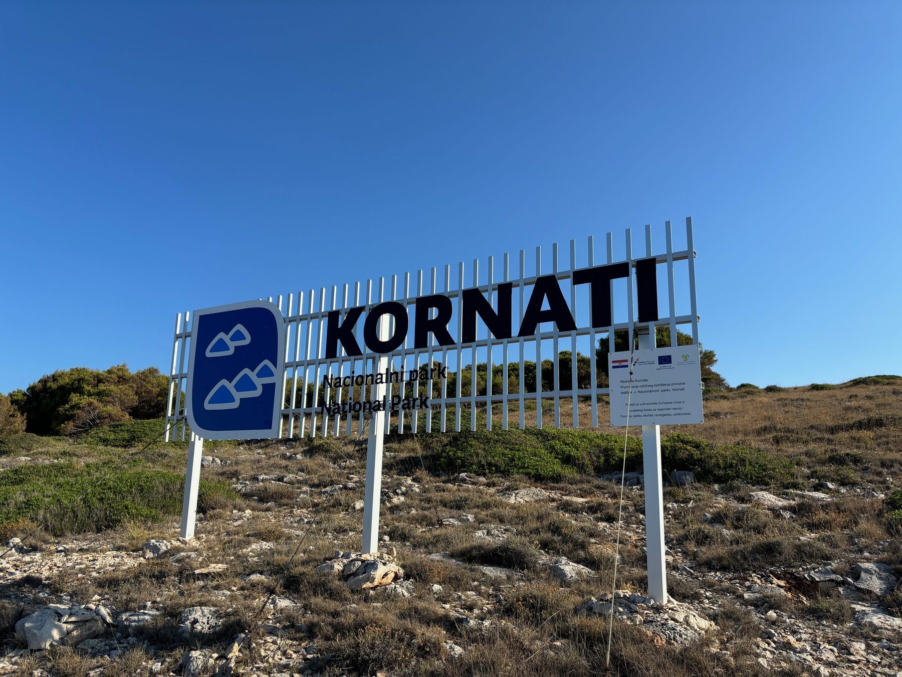 Entering Kornati National Park, Croatia yacht charter