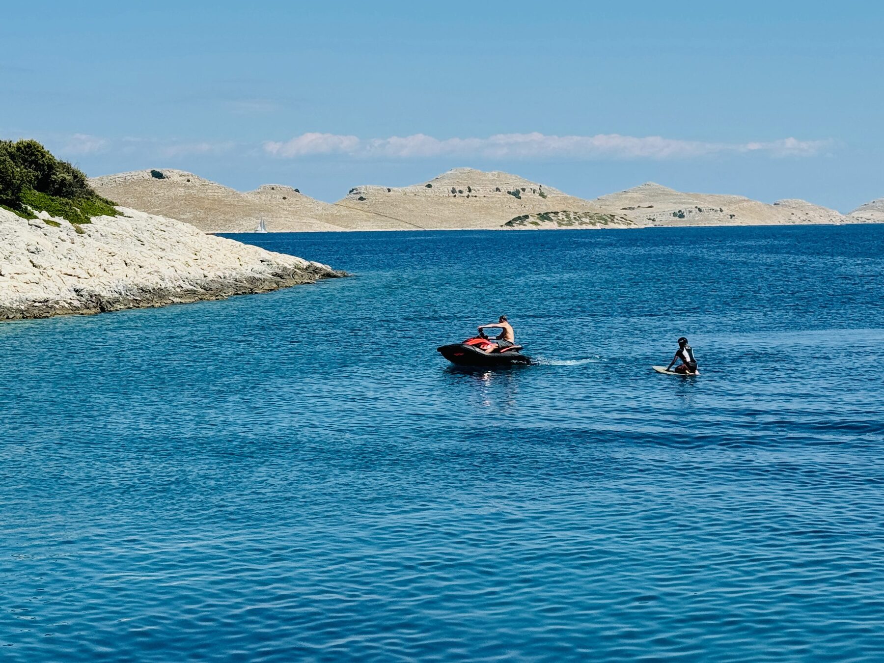 Jet ski among the islands, Croatia yacht charter