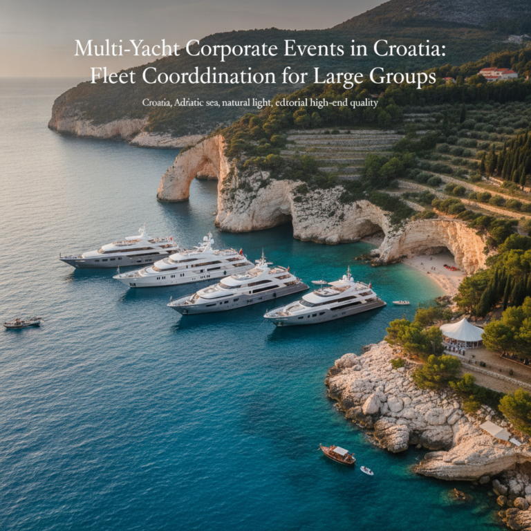 multi-yacht corporate event Croatia — Multi-Yacht Corporate Events in Croatia: Fleet Coordination for Large Groups — Splendid Yachting