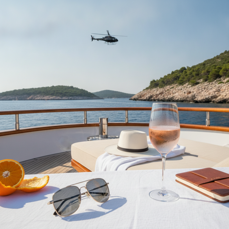 helicopter transfer yacht Croatia — Helicopter Transfers to Your Yacht in Croatia: VIP Arrivals — Splendid Yachting